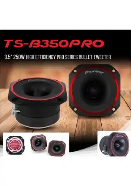 Pioneer TS-B350PRO Serisi Kurşun Spl Tweeter ile Yüksek Kaliteli Ses Deneyimi