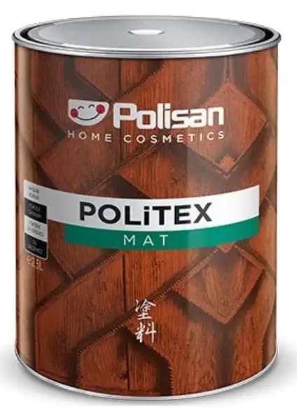 Polisan Vernikli Politex Mat Ceviz 0.75LT: Doğal ve Dayanıklı Ahşap Vernik Çözümü