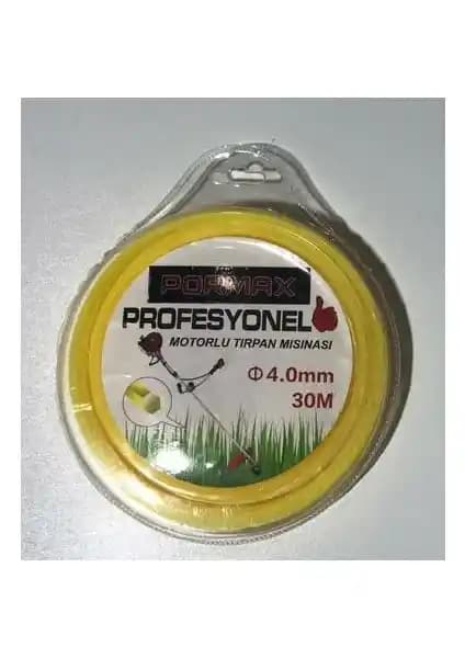 Pormax Motorlu Tırpan Misinası 4 mm Güçlü ve Dayanıklı Kesim Çözümü