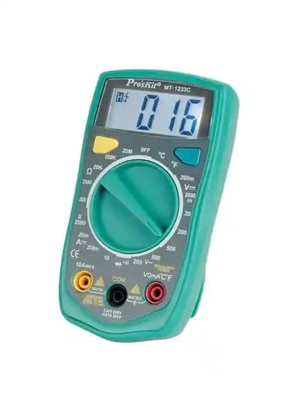 Proskit MT-1233C Dijital Multimetre Güvenilir ve Çok Fonksiyonlu Elektrik Ölçüm Cihazı