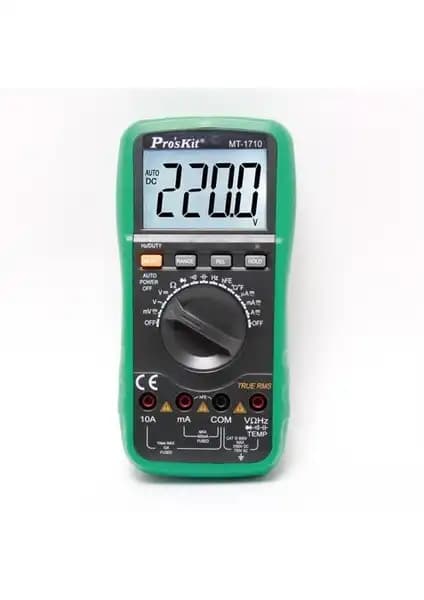 Proskit MT-1710 True-RMS Otomatik Aralık Dijital Multimetre Teknik Özellikleri ve Kullanım Avantajları