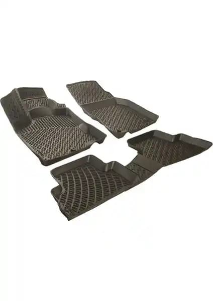 Renault Megane 4 Sedan 2016 ve Sonrası İçin 3D Havuzlu Paspaslar Üstün Koruma ve Estetik