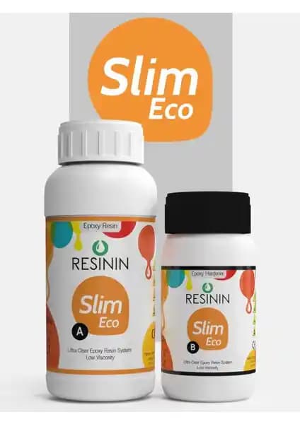 Resinin Slim Eco 375 gr Şeffaf Epoksi Reçine A+B ile Detaylı ve Dayanıklı Uygulamalar