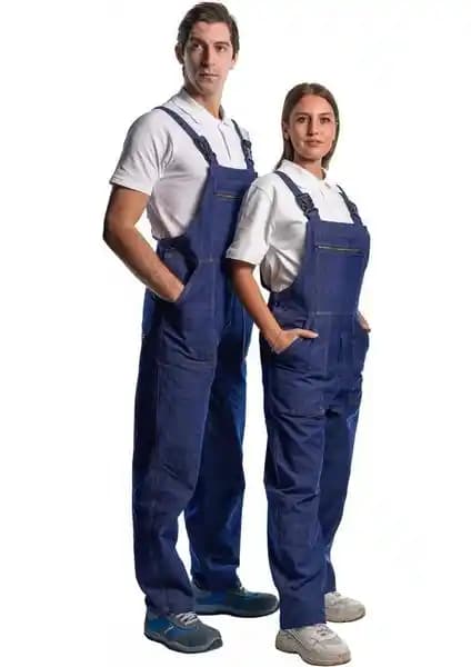 Şensel Kışlık Kot Bahçıvan Tulum: Dayanıklı ve Şık Unisex Kış Giyim Modeli