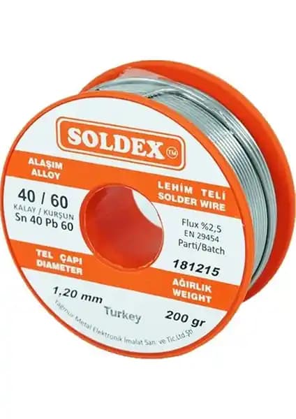 Soldex 40-60 Lehim Teli: Yüksek Kalite ve Güvenilirlik ile Profesyonel Kullanım