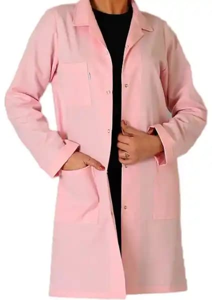 Ssm Sesam Grup Gömlek Yaka Alpaka Kumaş İş Önlüğü Kadınlar İçin Modern ve Hijyenik Çözüm