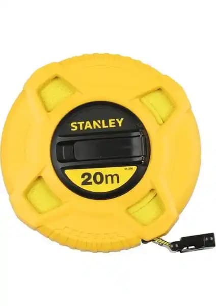 Stanley 0-34-296 20M 12,7mm Şerit Metre Dayanıklılık ve Hassasiyet Sağlar