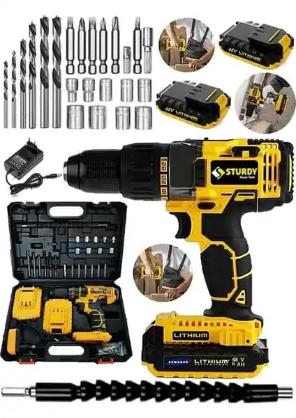 Sturdy Power Tools 2022 Serisi Şarjlı Matkap: Güçlü Performans ve Ergonomik Tasarım