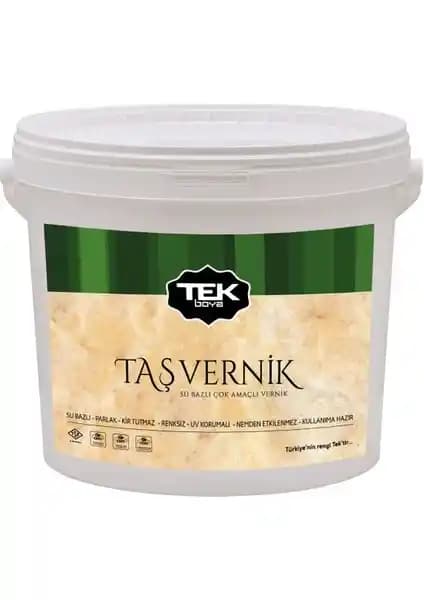 Su Bazlı Taş Vernik 2,5 Lt: Çevre Dostu, Dayanıklı ve Parlak Yüzey Koruma Çözümü
