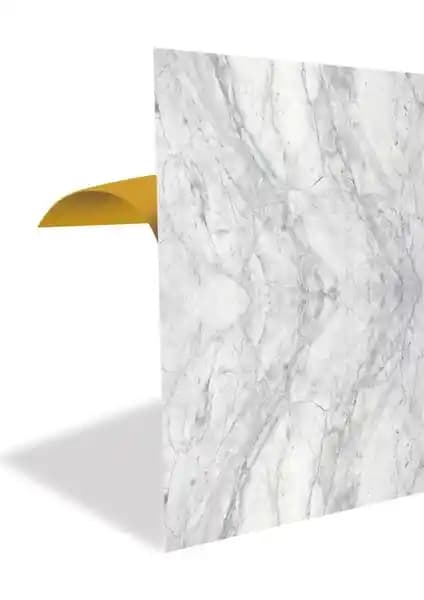 Tink Kendinden Yapışkanlı Gri Ağ Mermer Desenli PVC Panel ile Kolay ve Şık Dekorasyon Çözümleri