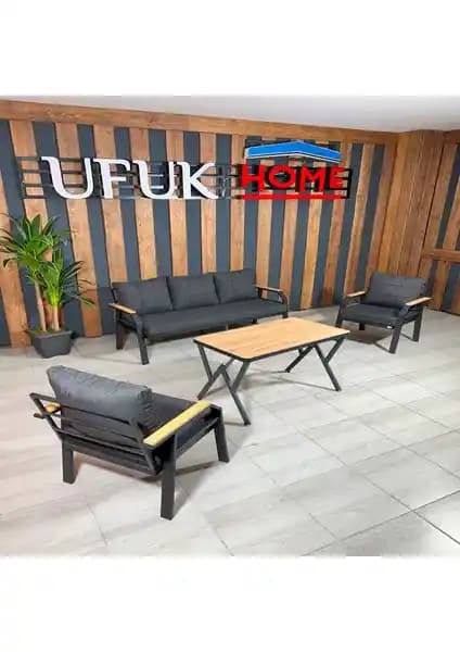 Ufuk Home Kavacık 3+1+1 Dış Mekan Mobilyası Bahçe ve Teraslar İçin Modern Tasarım