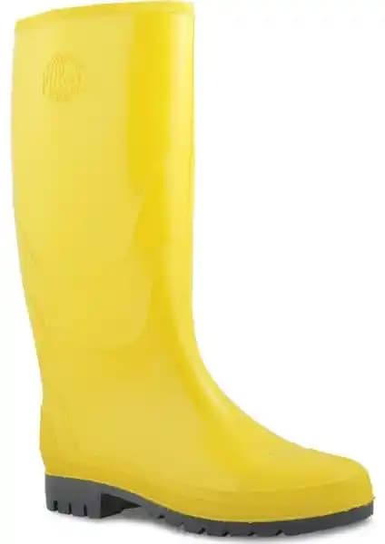 Ulaş PVC İşçi Çizmesi Merdane Uzun Sarı: Güvenli ve Konforlu İş Ayakkabısı Tanıtımı