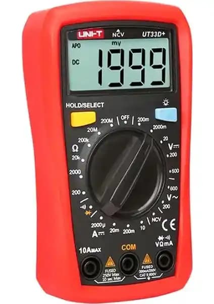 Uni-T 600V CAT II Dijital Multimetre Güvenilir ve Çok Yönlü Ölçüm Aracı