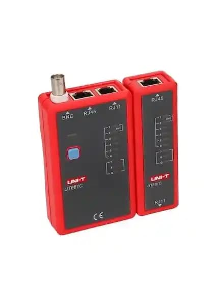 Uni-T UT681C Ağ Kablo Test Cihazı Ethernet ve telefon kablolarını hızlı ve doğru şekilde kontrol eder