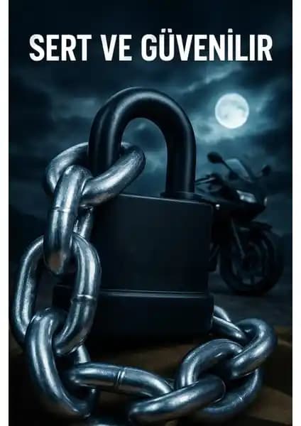 Vi Caro GRADE80 10 mm Kalınlık Güçlü ve Dayanıklı Motorsiklet Zincir Kilidi