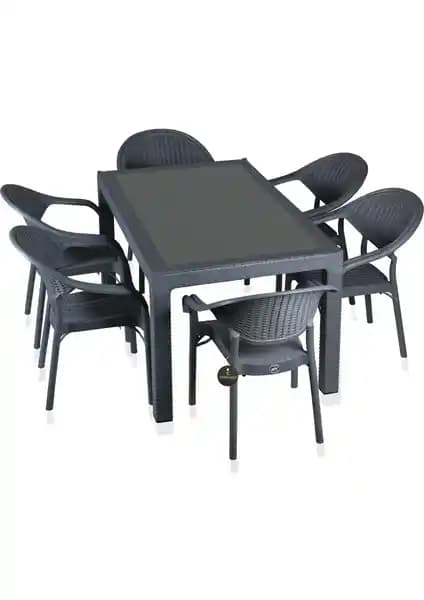 Violet Raddan Masa Takımı: Modern ve Dayanıklı Bahçe ve Dış Mekan Mobilyası