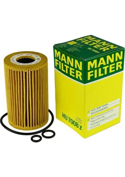 Volkswagen 2011-2015 Modelleri İçin Mann HU7008Z Yağ Filtresi Performans ve Koruma İçin Uygun