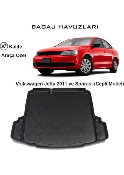 Volkswagen Jetta 2011 ve Sonrası İçin 3D Bagaj Havuzu Detaylı İnceleme