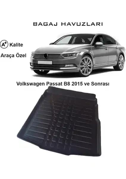 Volkswagen Passat B8 ve sonrası için dayanıklı 3D bagaj havuzu - estetik ve fonksiyonel koruma