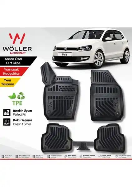 Volkswagen Polo 2010-2017 Model İçin Özel Tasarlanmış Wöller Paspaslar