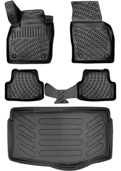 Volkswagen T-Cross 2019 ve Sonrası İçin Rizline 3D PasPas ve Bagaj Havuzu Seti İncelemesi