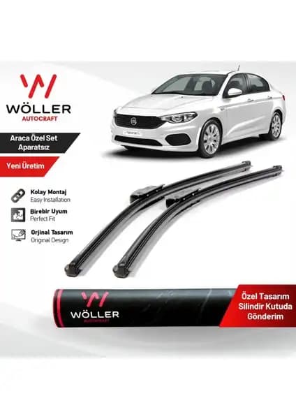 Wöller Fiat Egea 2015 Sonrası Modeller İçin Yüksek Teknolojili Silecek Takımı
