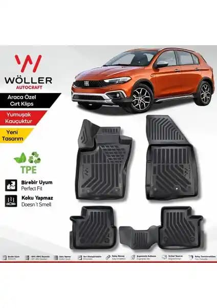 Wöller Fiat Egea Cross 2021 Sonrası İç Paspasları Kalite ve Fonksiyonellik Sunar