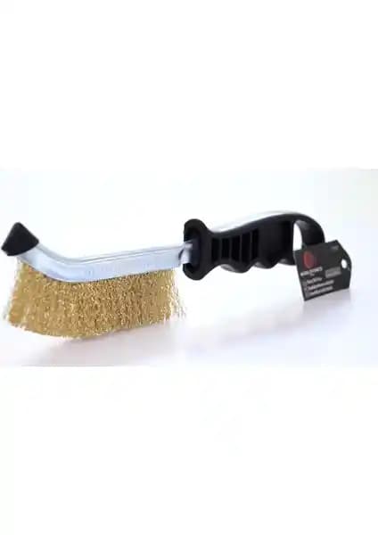Worldforce 250MM Pirinç Tel Fırça Metal Yüzey Temizliğinde Güçlü ve Dayanıklı Çözüm