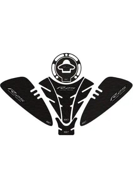Yamaha R25 İçin GP Kompozit Karbon Tank Pad Seti Modern ve Koruyucu Tasarım