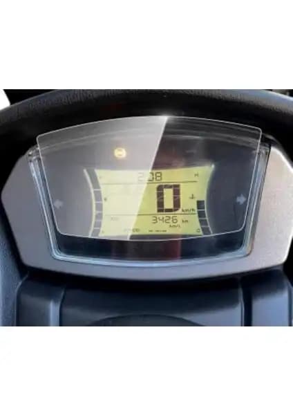 Yamaha Yeni Nmax için Güvenli ve Estetik Dijital Gösterge Koruyucu Filmi