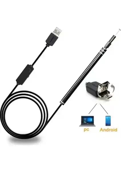 Yüksek Çözünürlüklü Çok Fonksiyonlu Kulak Muayene Endeskop Kamera 720P