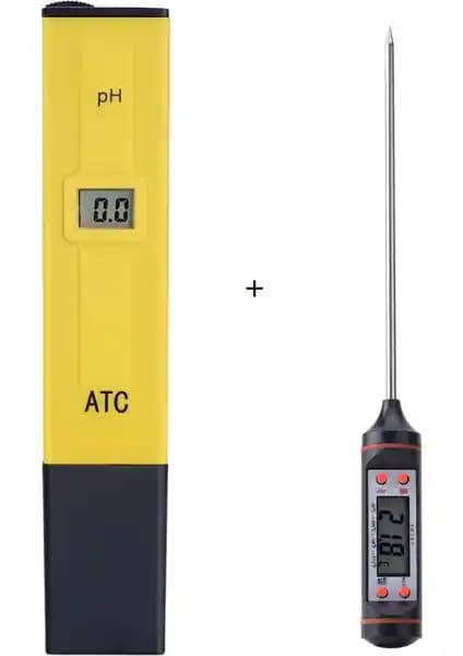 Zauss Dijital pH Metre ve Dal<dı>rmalı Termometre Seti ile Su Kalitesini Güvenle Ölçün