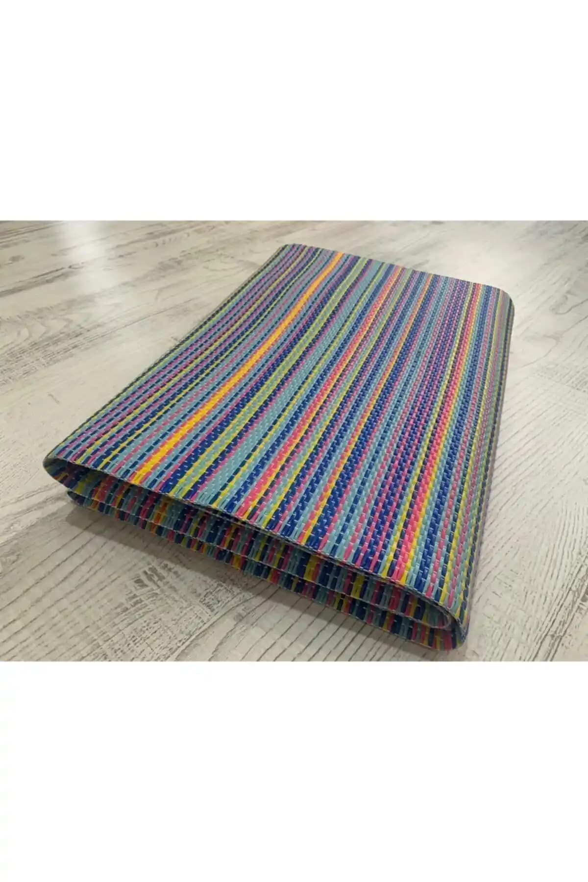 CRAFT HOME Hasır Dış Mekan Halısı: Çift Taraflı Desenli, Dayanıklı Makine Halısı Turkuaz