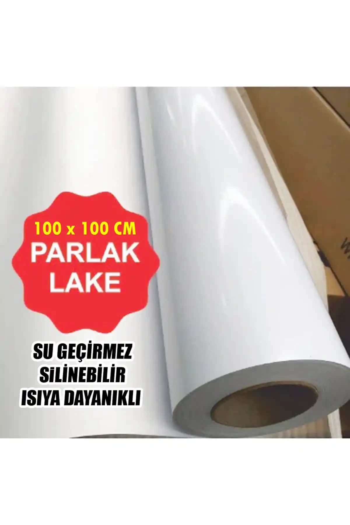 OMEGA DESIGN Parlak Beyaz Yapışkanlı Folyo: Mobilya Kaplama İçin Yüksek Kaliteli Çözüm