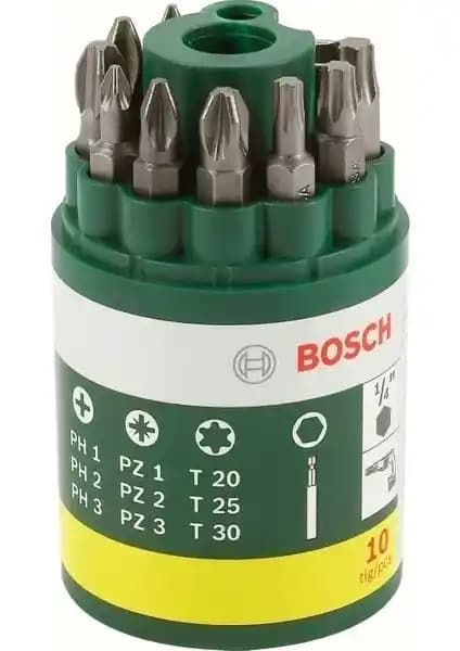 Bosch DIY 10 Parçalı Vidalama Ucu Seti: Çok Amaçlı ve Yüksek Performanslı El Aletleri