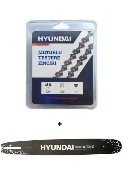 Hyundai Kılavuz ve Zincir Seti 325/36 Diş ile Güçlü ve Hassas Kesim Çözümü