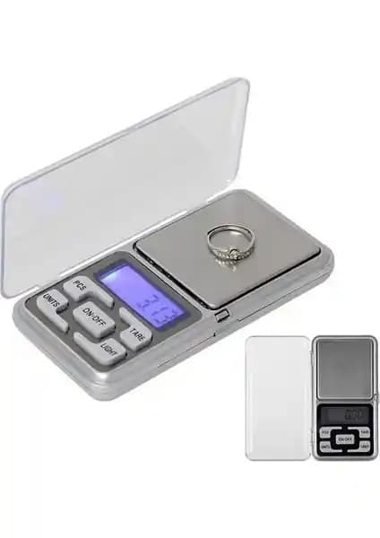 Kuvars Dijital Hassas Cep Terazi 200g/0.01g, Taşınabilir ve Yüksek Hassasiyetli Ölçüm Cihazı
