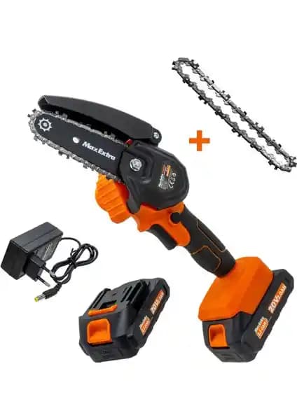 Max Extra MX8008 Akülü Mini Testere ile Bahçe İşlerinizi Kolaylaştırın