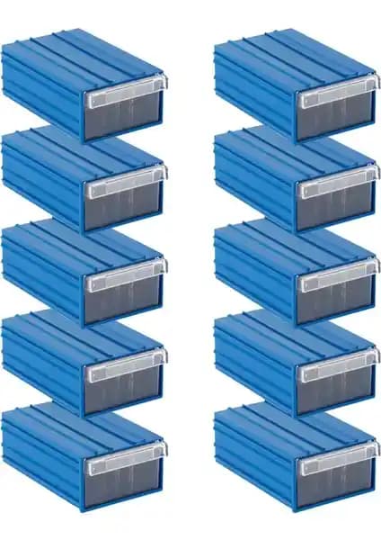 Sembol 105 Plastik Çekmeceli Kutu 10'lu: Pratik ve Dayanıklı Saklama Çözümü