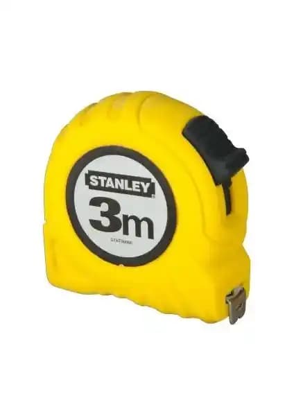 Stanley 1-30-487 3M Çelik Şerit Metre: Dayanıklı ve Hassas Ölçüm Aracı