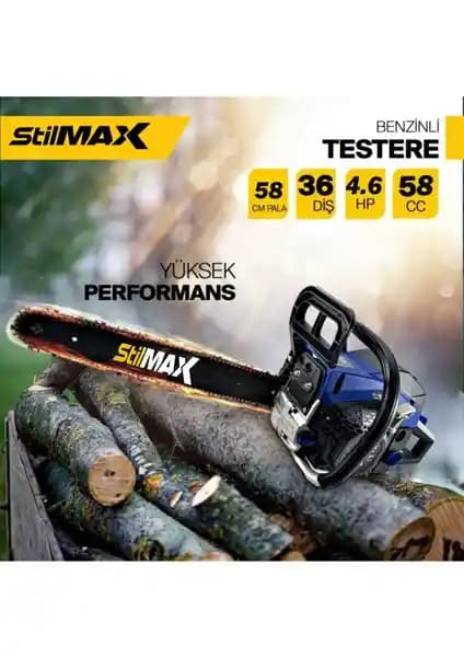 Stilmax Germany STH-58: Güçlü ve Dayanıklı Profesyonel Motorlu Testere Özellikleri