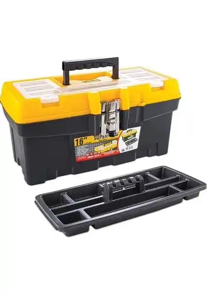 Super-Bag Metal Kilitli Alet Takım Çantası 16 İnç Dayanıklı ve Güvenli Saklama Çözümü