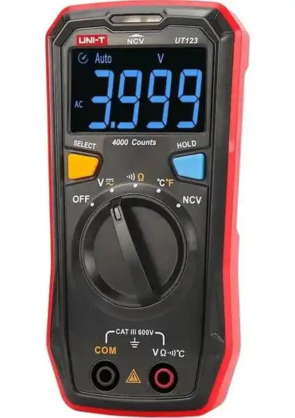 Uni-T UT 123 Cep Tipi Mini Multimetre: Çok Yönlü Elektrik ve Elektronik Ölçüm Aracı