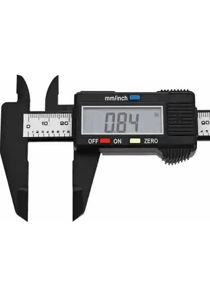Wozlo Kumpas Dijital Karbon Fiber Hassas Ölçüm Aracı 150mm ile Doğru ve Güvenilir Ölçümler