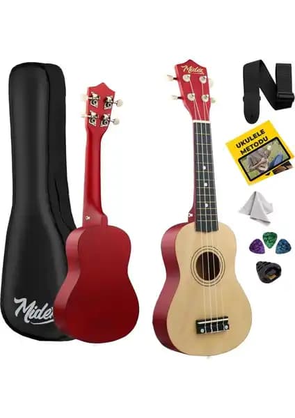 Midex UKX-901NT ve Müzikhane Soprano Ukulele Karşılaştırması 1