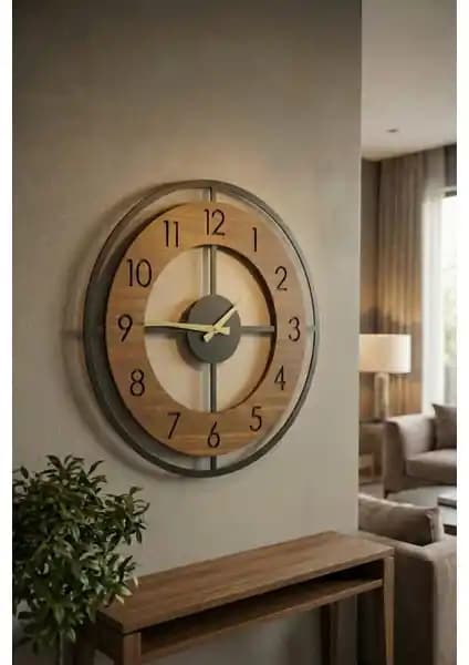 Ahşap Duvar Saatleri Karşılaştırması: Siyah Ceviz ve Roma Latin Rakamlı Modeller