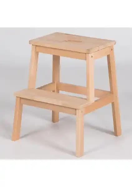 İki Farklı Ahşap Tabure Karşılaştırması: Tasarım, Malzeme ve Kullanım Özellikleri