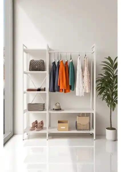 Mobitopya Nilamu Elbise Dolabı ile Pinoxi Ahşap Açık Gardrop Karşılaştırması