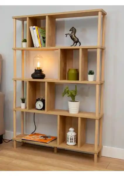 Modern Kitaplık Karşılaştırması: Peka 5 Raflı ve Wood House İnci Modelleri