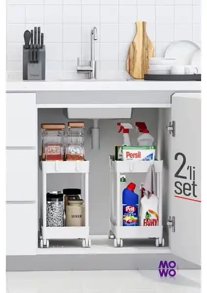 Mutfak ve Banyo İçin En İyi Katlı Tekerlekli ve Metal Ahşap Köşe Rafları Karşılaştırması